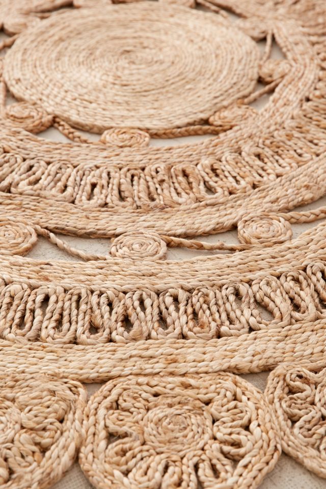 Lakho Woven Jute Round Rug #3