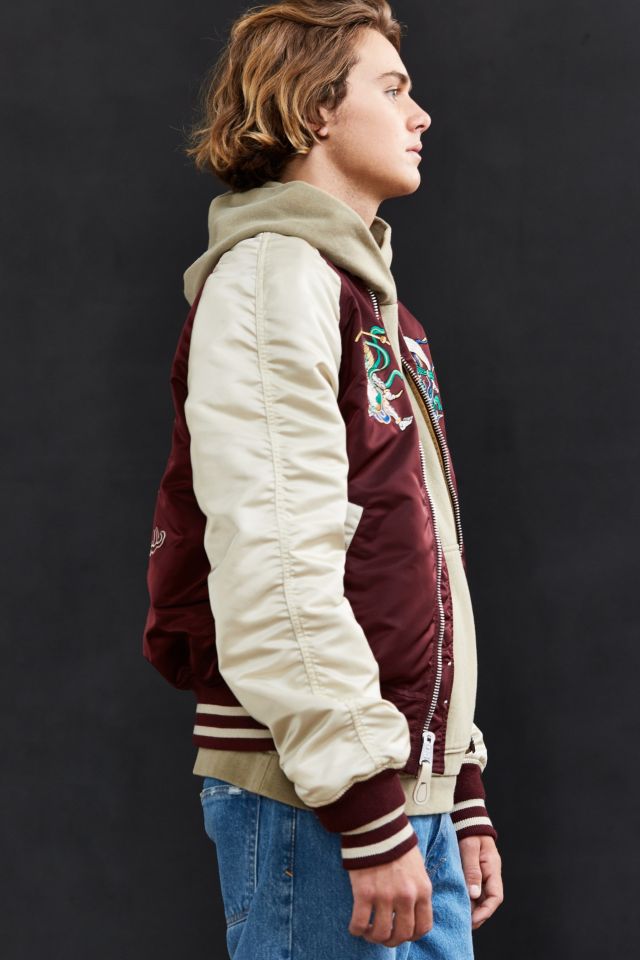 Chaqueta Alpha Industries Japan Reversible Printed Liner MA-1  Urban  Outfitters México - Ropa, música, hogar y accesorios