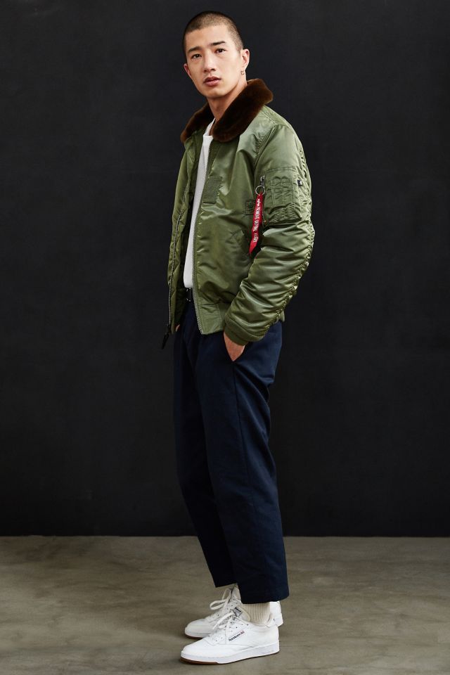 Alpha Industries B-15 Slim Fit Bomber Jacket #5