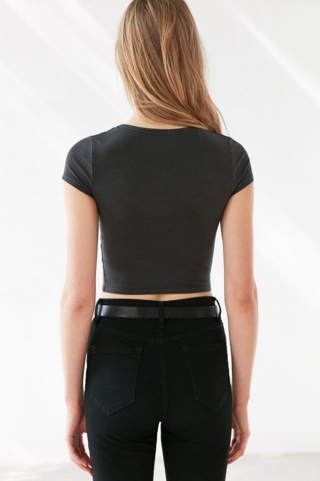 Silence + Noise Reggie Cropped Tee #1