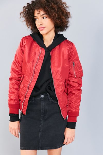 Alpha Industries MA-1 Red Bomber Jacket