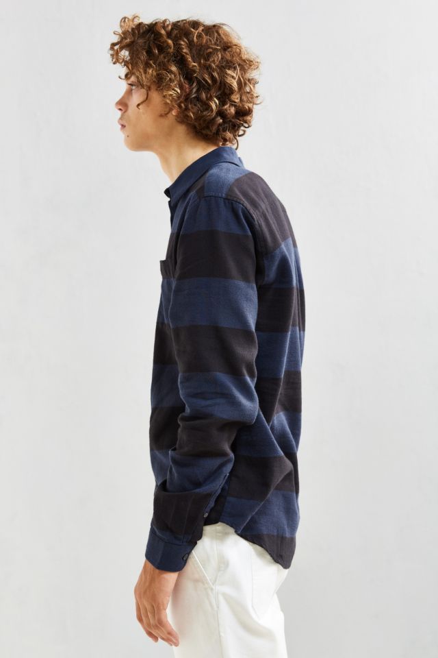 Cheap Monday Bolt Stripe Flannel Button-Down Shirt #2