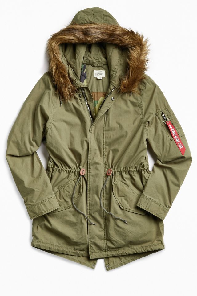 Alpha industries j4 2025 fishtail parka jacket