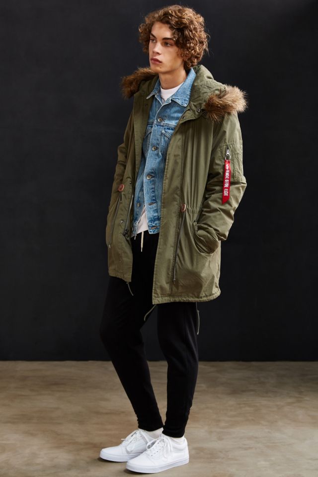 Alpha industries j4 fishtail parka sale