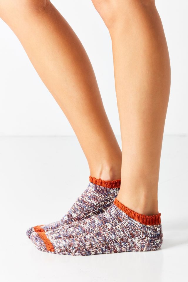 Chaussettes aux chevilles en fil jaspé #3