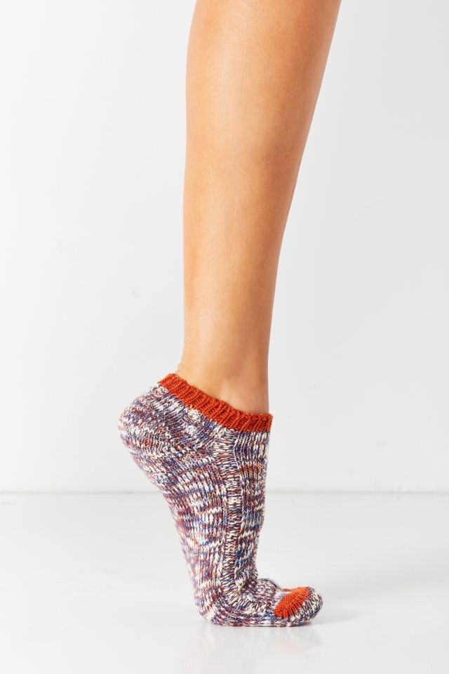 Chaussettes aux chevilles en fil jaspé #5