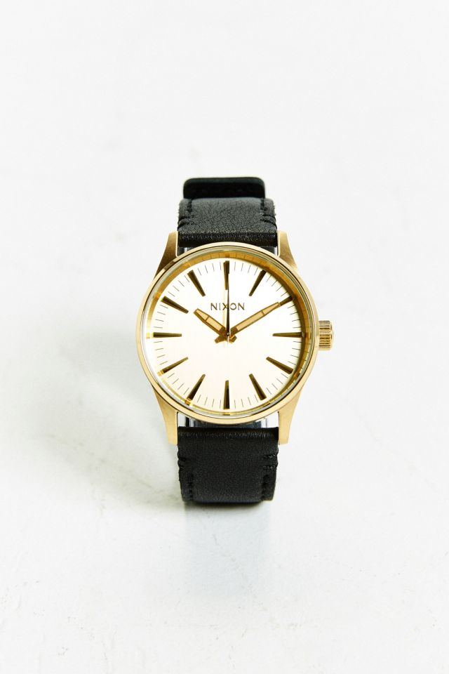 Nixon sentry 38 leather best sale