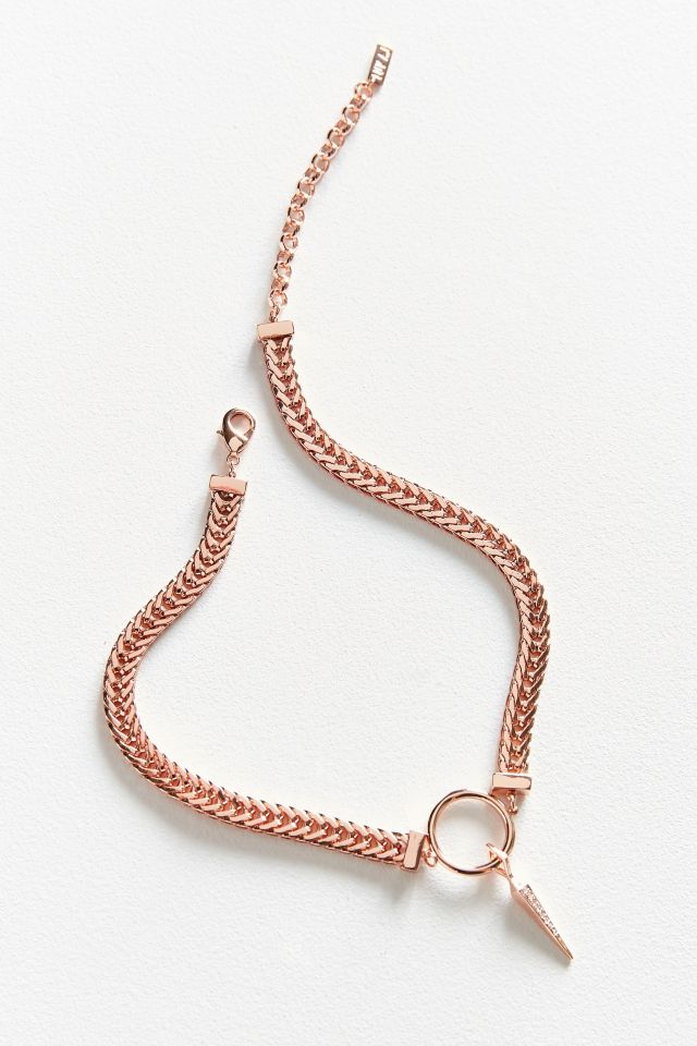 Luv Aj Hanging Spike Choker Necklace #2