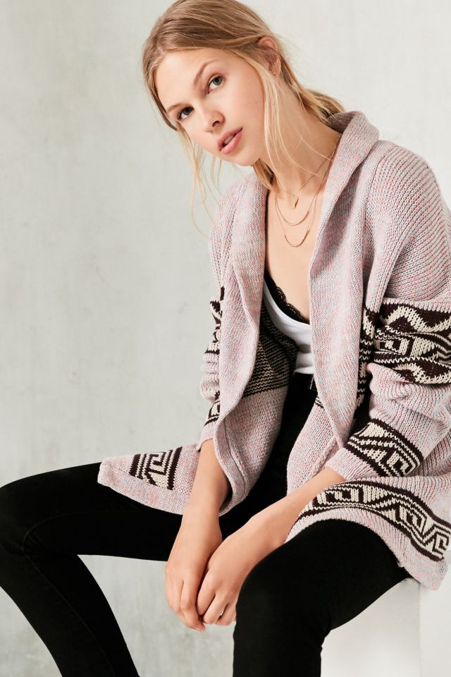 Ecote Patterned Shawl Cardigan #1