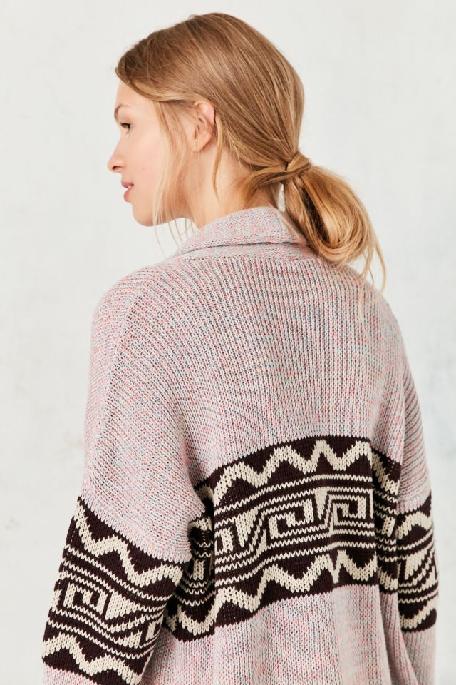 Ecote Patterned Shawl Cardigan #2