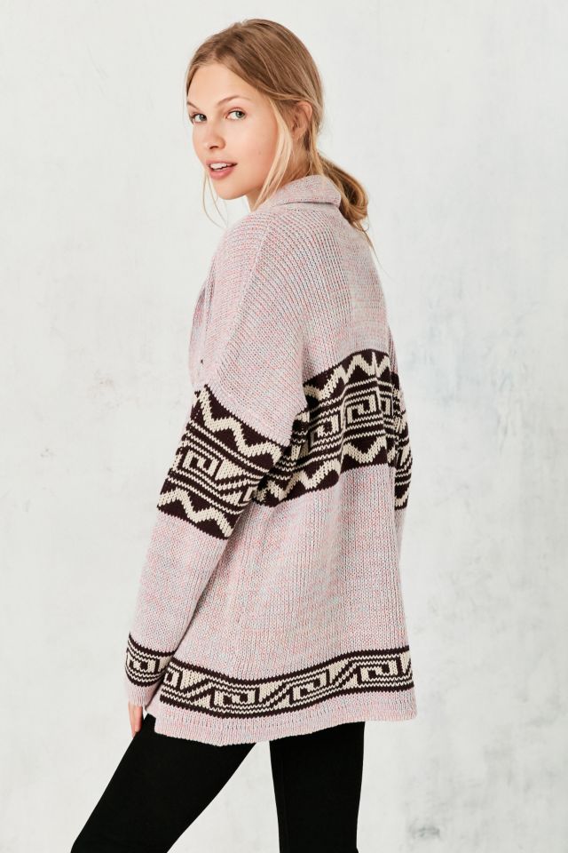 Ecote Patterned Shawl Cardigan #3