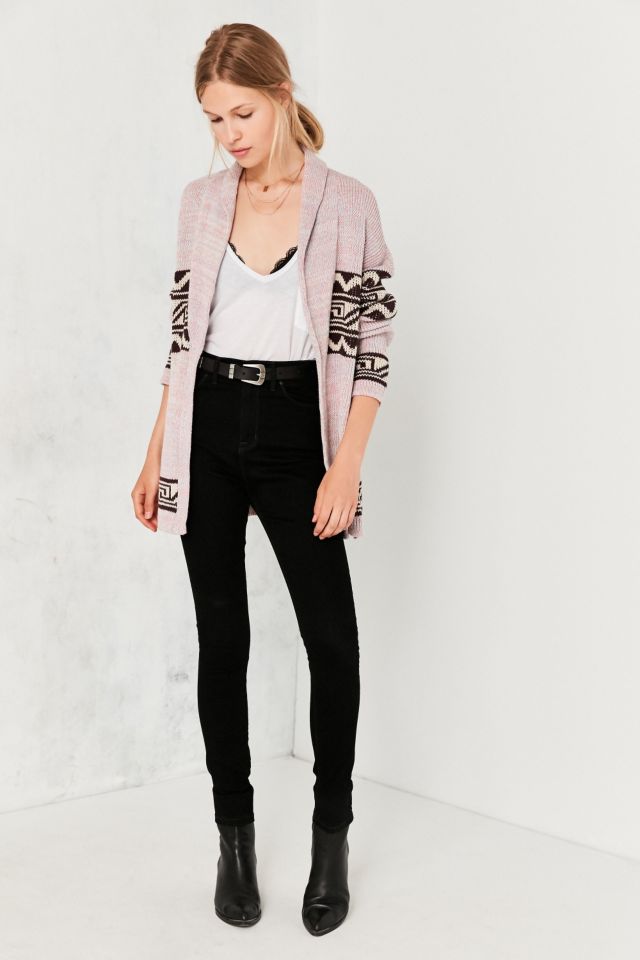 Ecote Patterned Shawl Cardigan #4