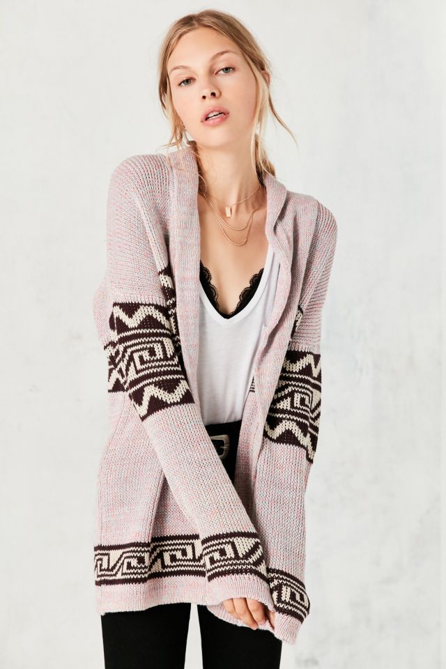 Ecote Patterned Shawl Cardigan #5