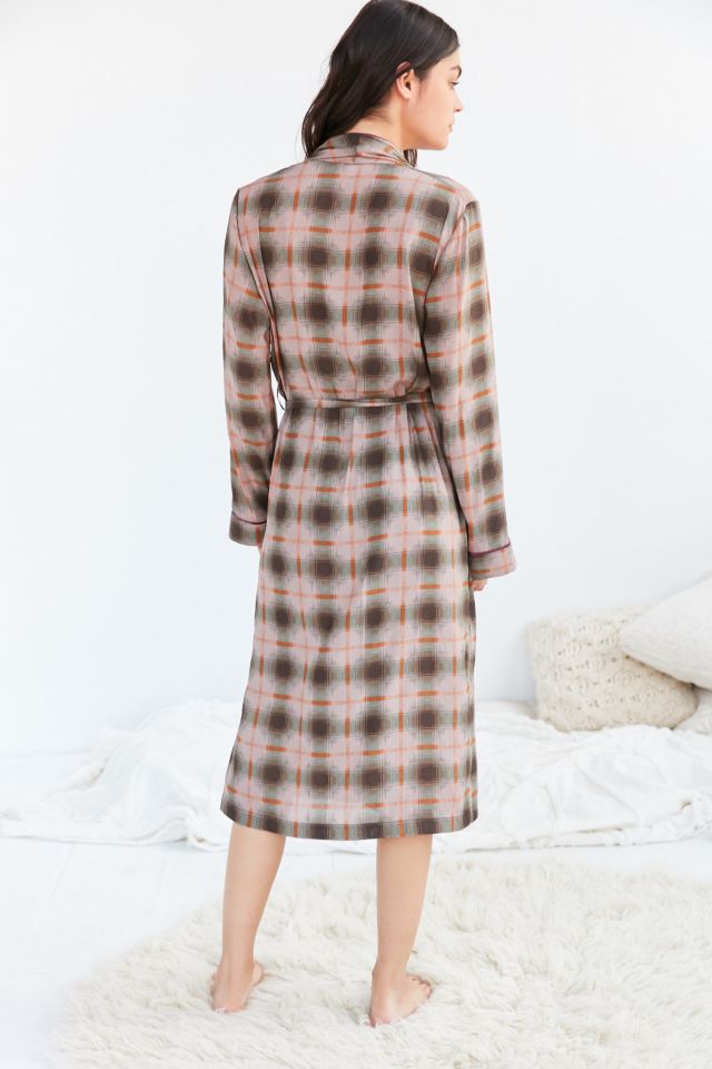 Out From Under Plaid Lounge Robe #3