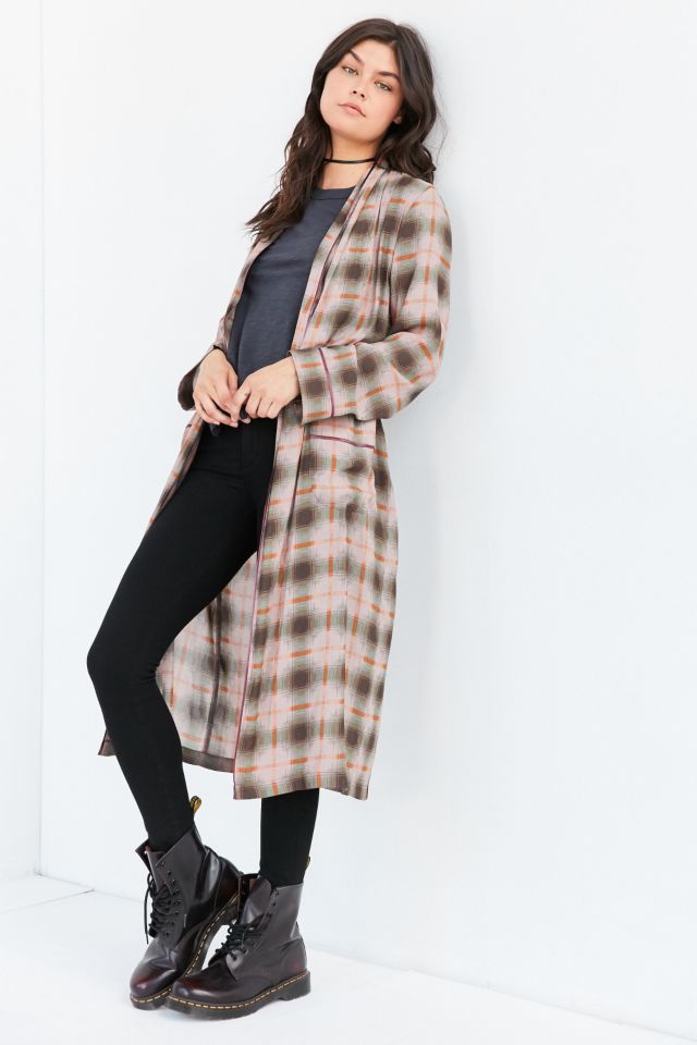 Out From Under Plaid Lounge Robe #4