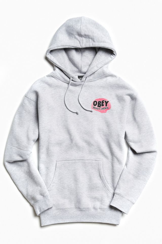 OBEY Mind Control Fleece Hoodie Sweatshirt | Urban Outfitters