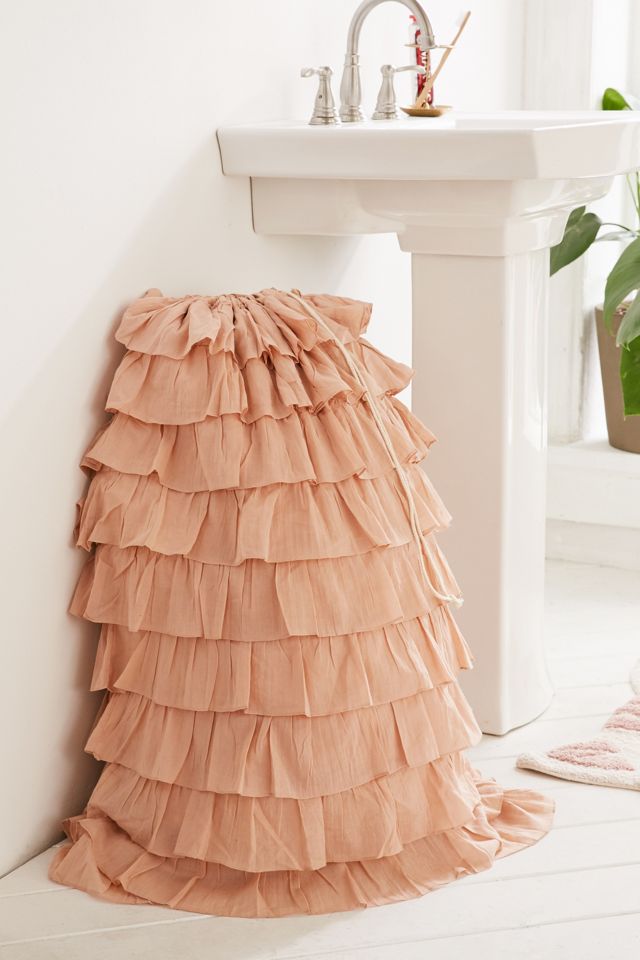 Waterfall Ruffle Laundry Bag | Urban Outfitters