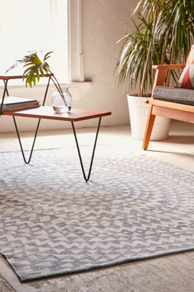 Sibo Stamp Printed Rug | Urban Outfitters