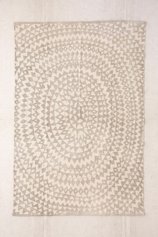 Sibo Stamp Printed Rug | Urban Outfitters