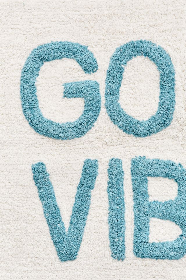 Good Vibes Tufted Bath Mat #2