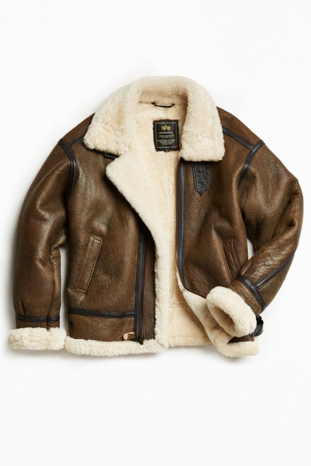 Alpha Industries B-3 Sheepskin Bomber Jacket #1