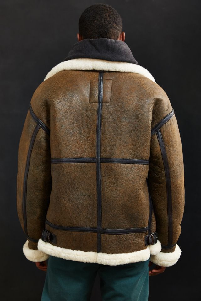 Alpha Industries B-3 Sheepskin Bomber Jacket #3