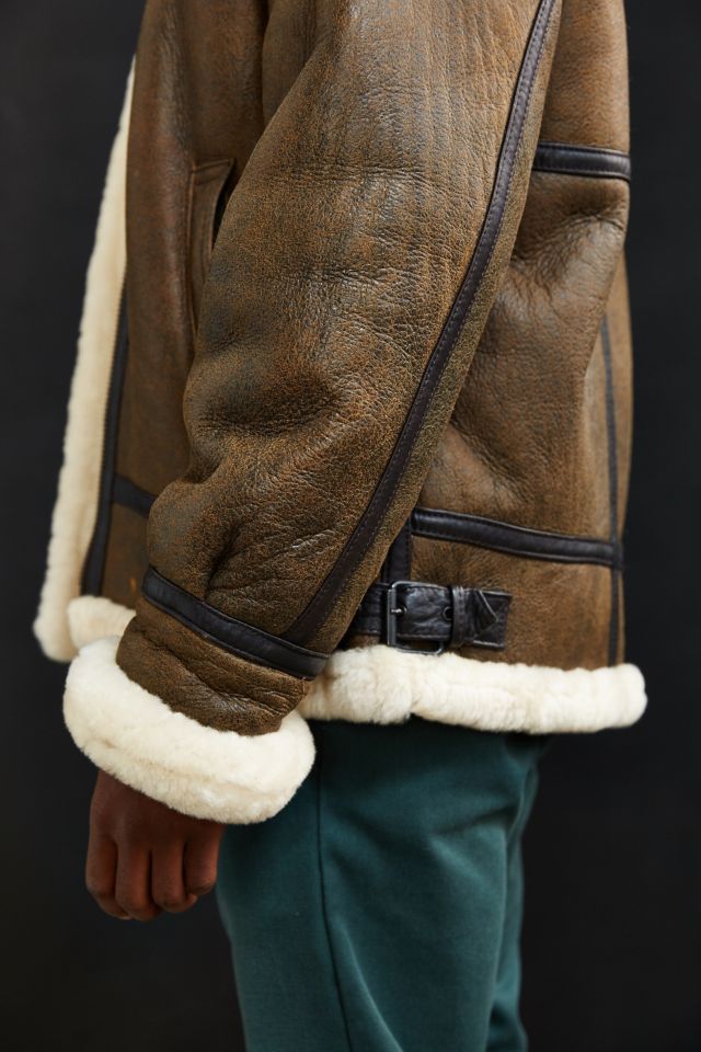 Alpha Industries B-3 Sheepskin Bomber Jacket #4