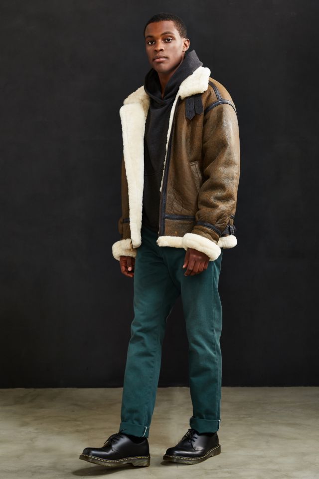 Alpha Industries B-3 Sheepskin Bomber Jacket #5