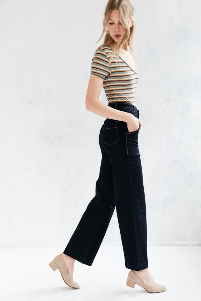 Wide leg hotsell jeans urban outfitters