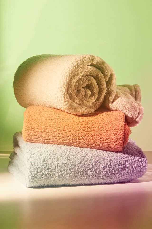 Amped Fleece Cozy Throw Blanket Urban Outfitters