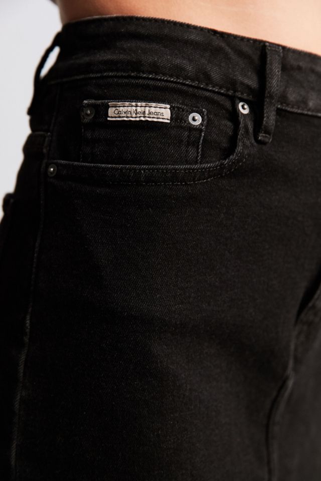 Calvin Klein For UO Black Denim Mini Skirt #5