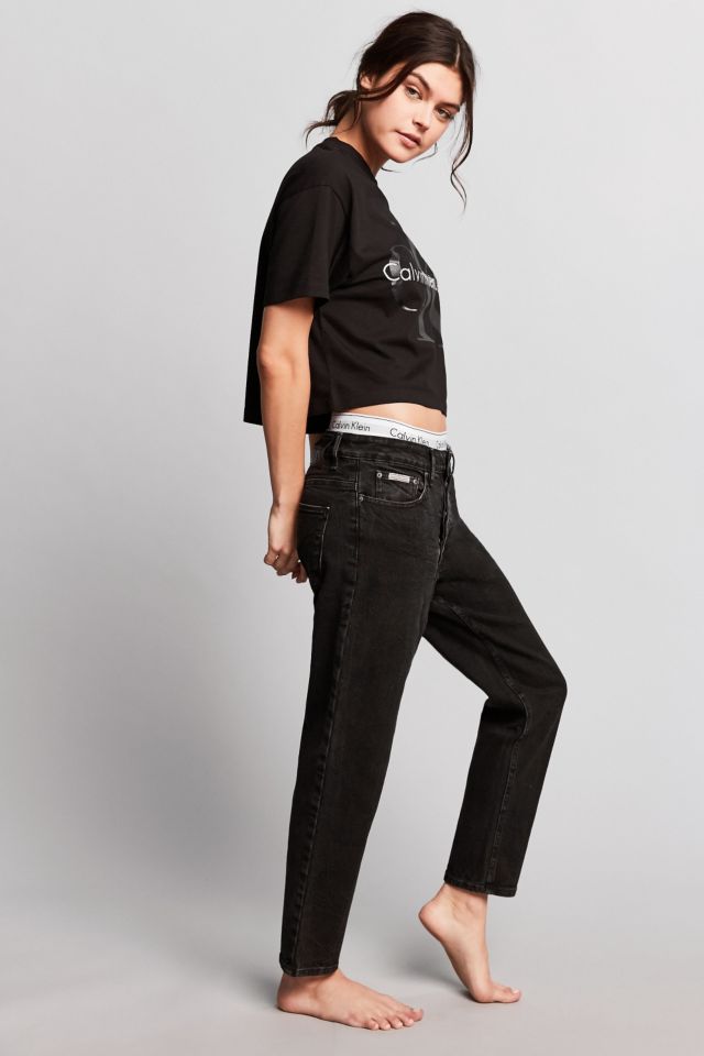 Calvin Klein For UO Black Denim Boyfriend Jean #4