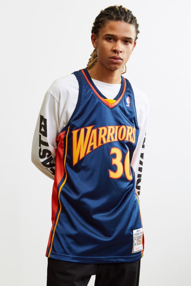 steph curry mitchell and ness jersey