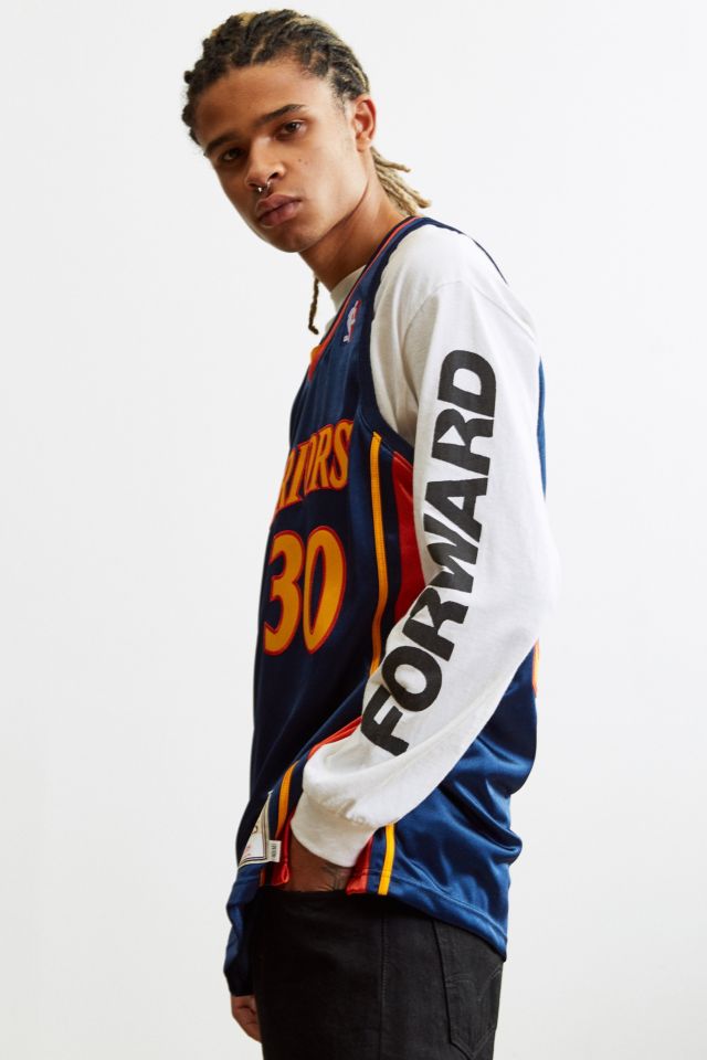 steph curry mitchell and ness jersey