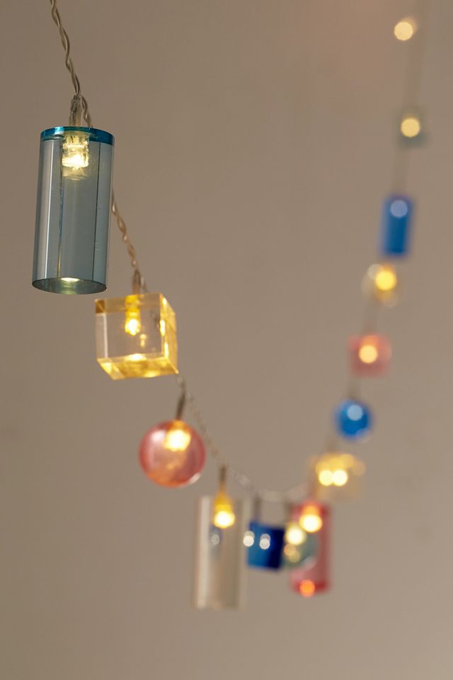 Acrylic Shapes String Lights | Urban Outfitters