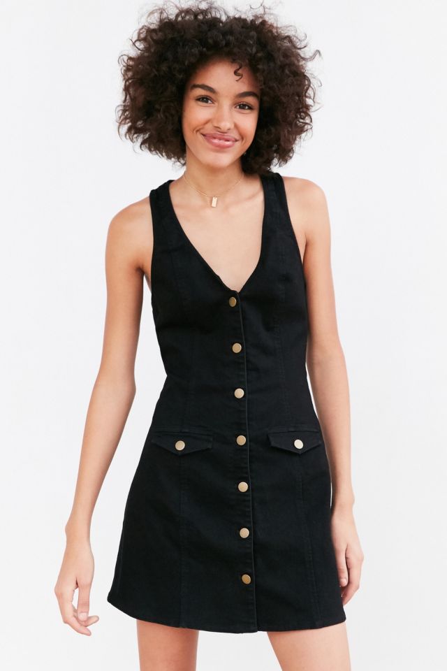 Cooperative Posie Denim Button-Down Mini Dress | Urban Outfitters