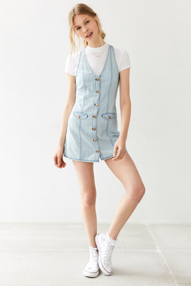 Cooperative Posie Denim Button-Down Mini Dress #3