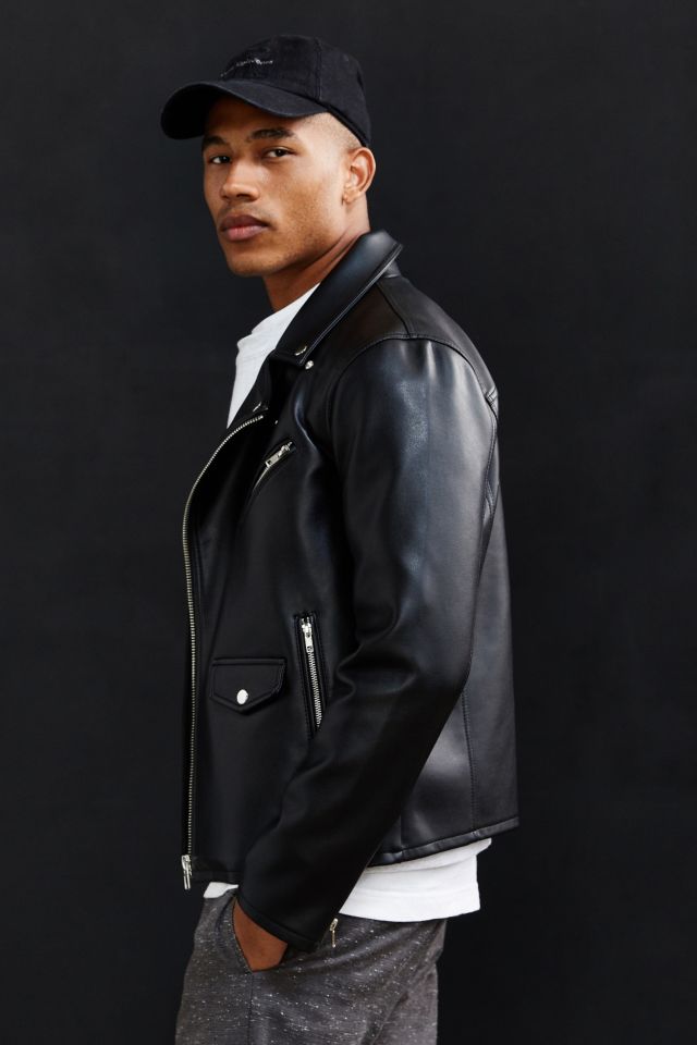 UO Faux Leather Moto Jacket #2
