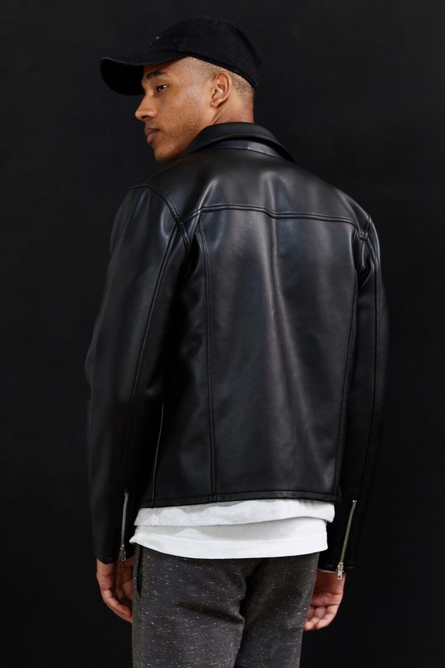 UO Faux Leather Moto Jacket #3