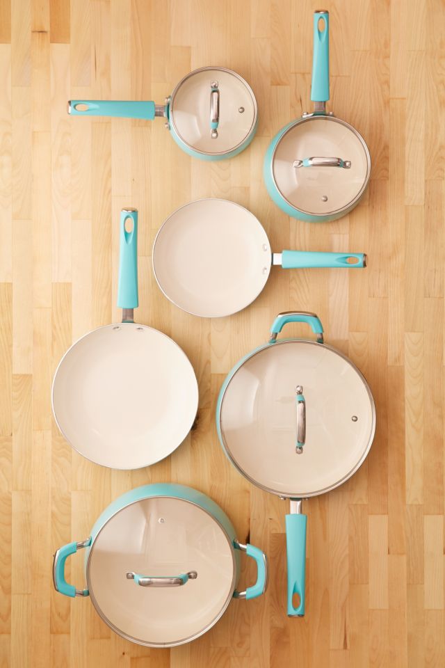 10-Piece Pop Teal Cookware Set #1