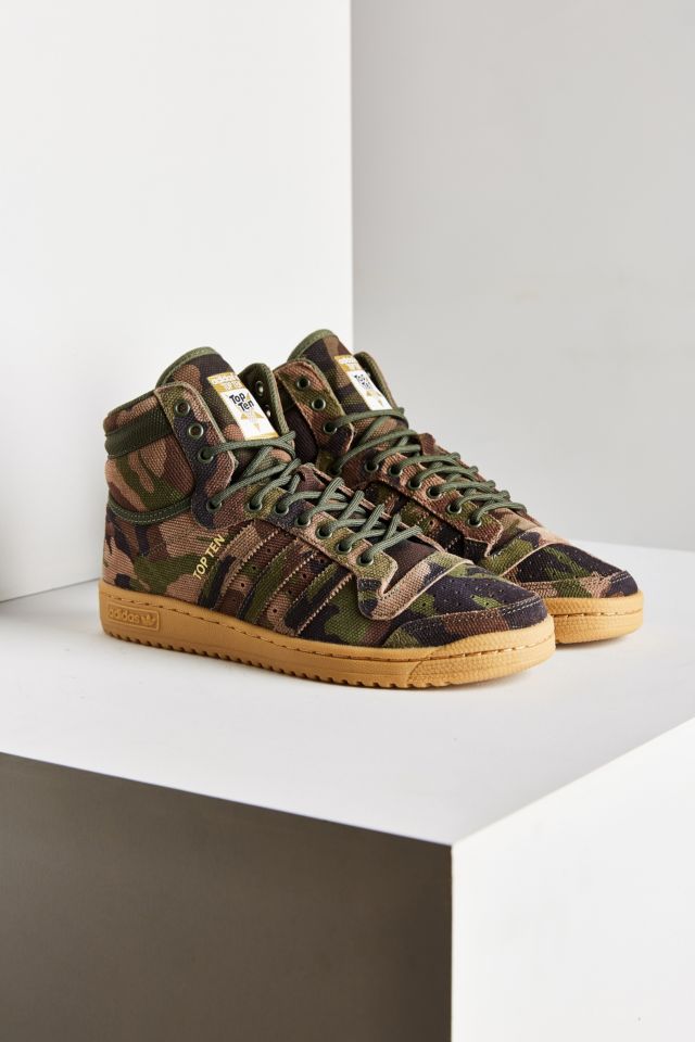 adidas Originals Camo Top Ten Hi Sneaker