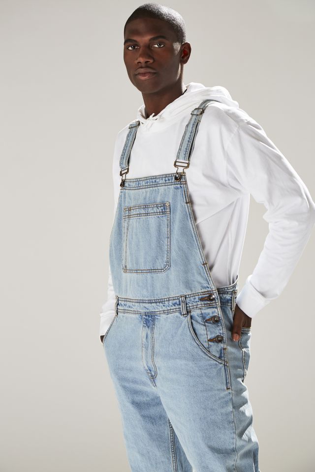 Salopettes en denim pâle lavé à la pierre BDG #1