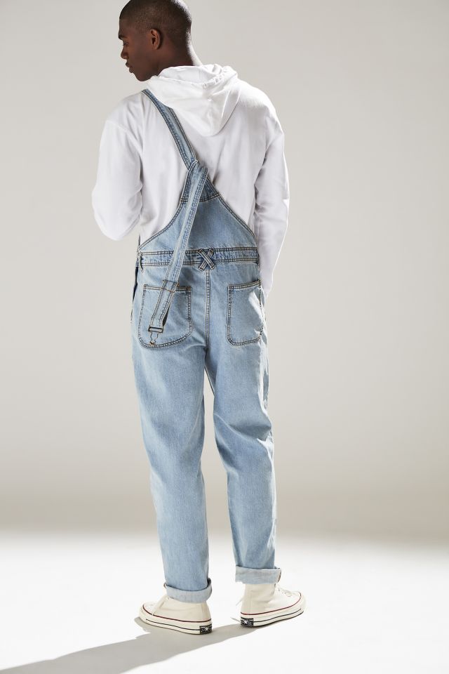 Salopettes en denim pâle lavé à la pierre BDG #2