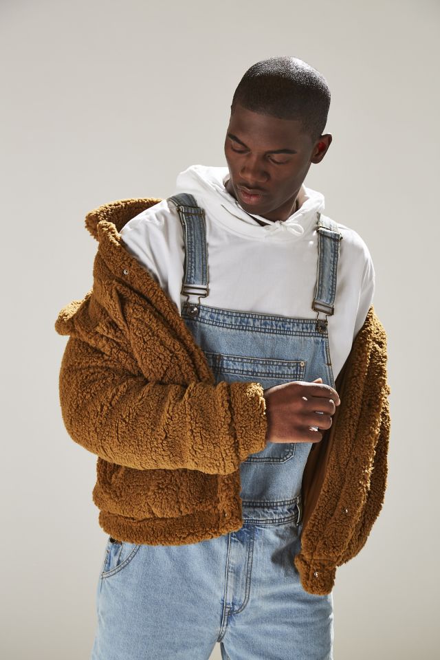 Salopettes en denim pâle lavé à la pierre BDG #3