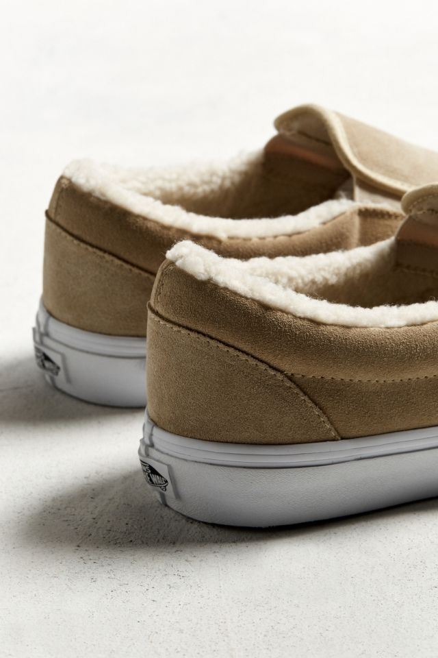 Furry on sale tan vans