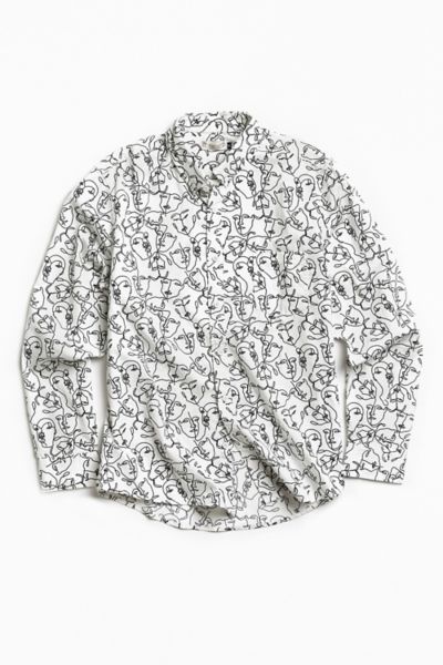 Oxford Lads Mannequin Face Button Down Shirt