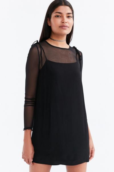 Silence & Noise Silence Noise Satin Shine Mini Slip Dress, $59, Urban  Outfitters