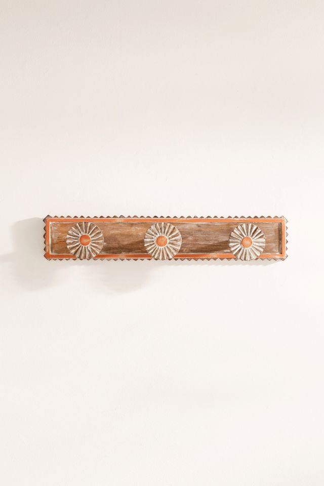 Catalina Painted Wood Multi Hook #1