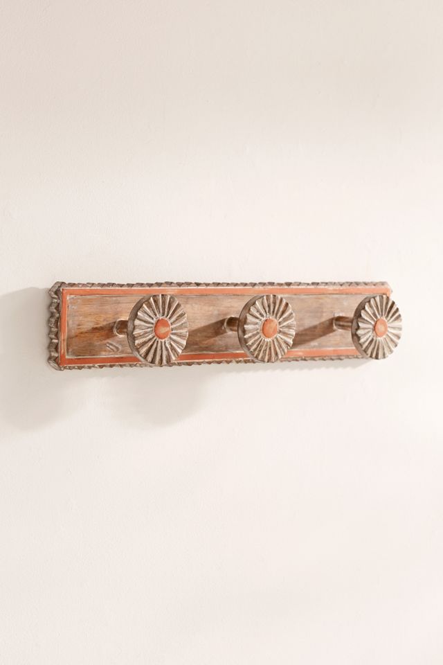 Catalina Painted Wood Multi Hook #2