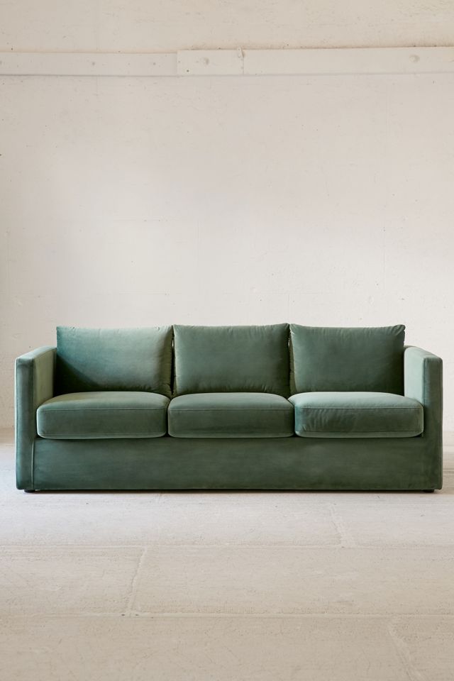 Melanie Velvet Sofa #1